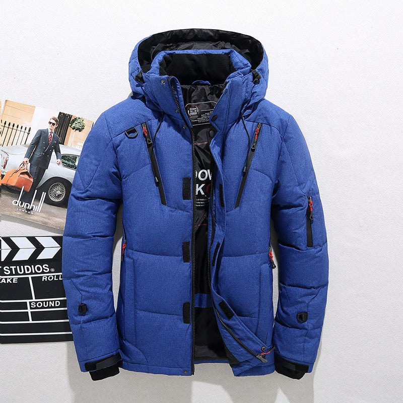 Men's Puffer Hoodie Jacket - Northline Style-Meet Fashions