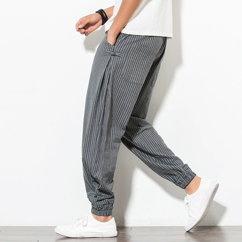 Men's Tapered Fit Pants-Meet Fashions