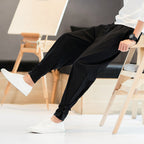Men's Minimalist Tie-Hem Pants-Meet Fashions