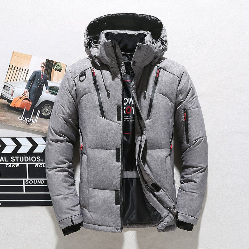 Men's Puffer Hoodie Jacket - Northline Style-Meet Fashions