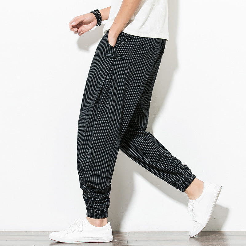 Men's Tapered Fit Pants-Meet Fashions