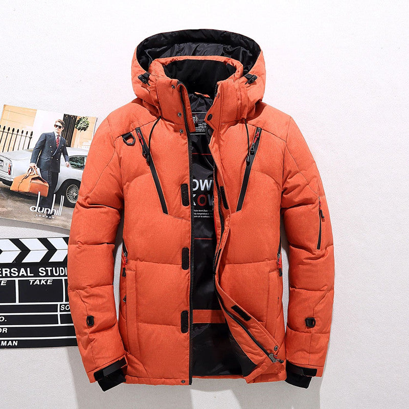 Men's Puffer Hoodie Jacket - Northline Style-Meet Fashions