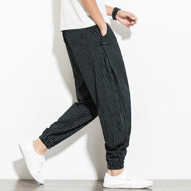 Men's Tapered Fit Pants-Meet Fashions