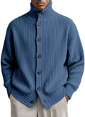 Men's Ribbed Cardigan-Meet Fashions