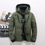 Men's Puffer Hoodie Jacket - Northline Style-Meet Fashions