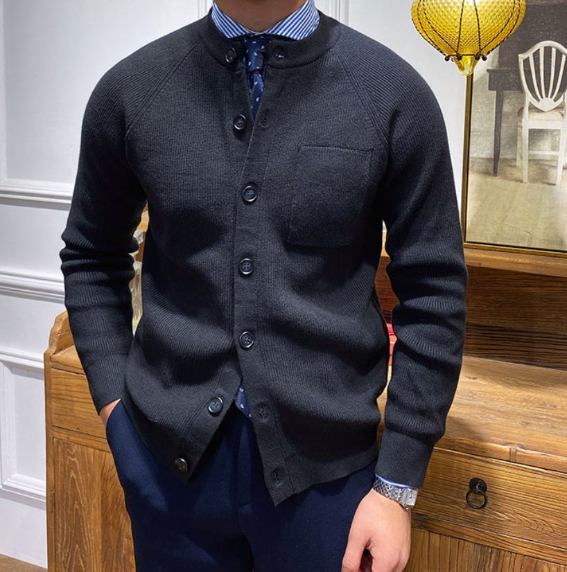 Men's Knit Cardigan - Stylish and Comfortable Sweater-Meet Fashions