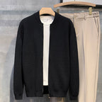 Men's Zip Cardigan - Stylish and Comfortable Knitwear-Meet Fashions