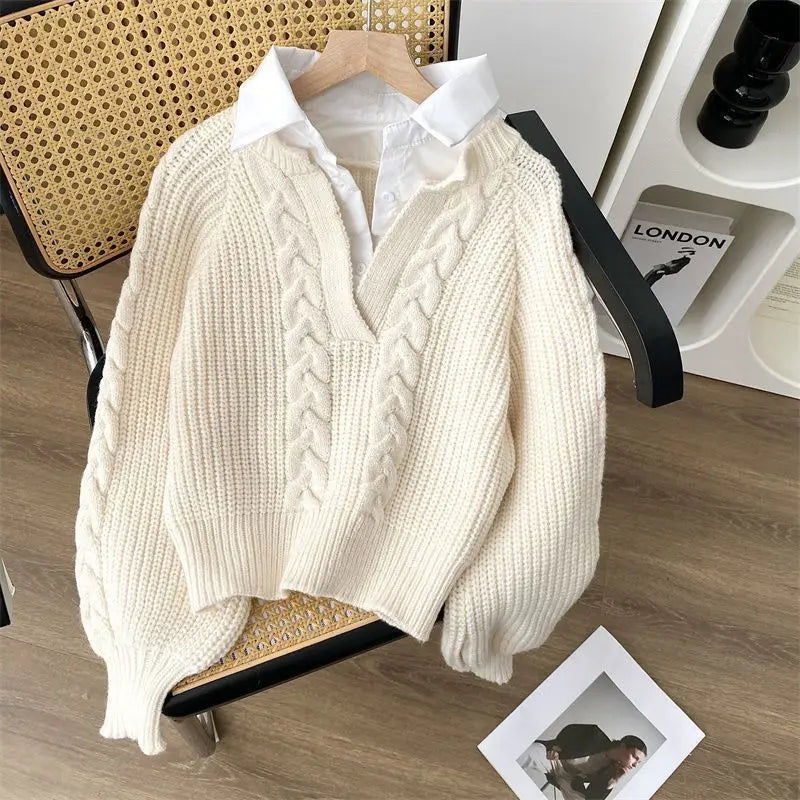 Women's Chic City Sweater Set-Meet Fashions