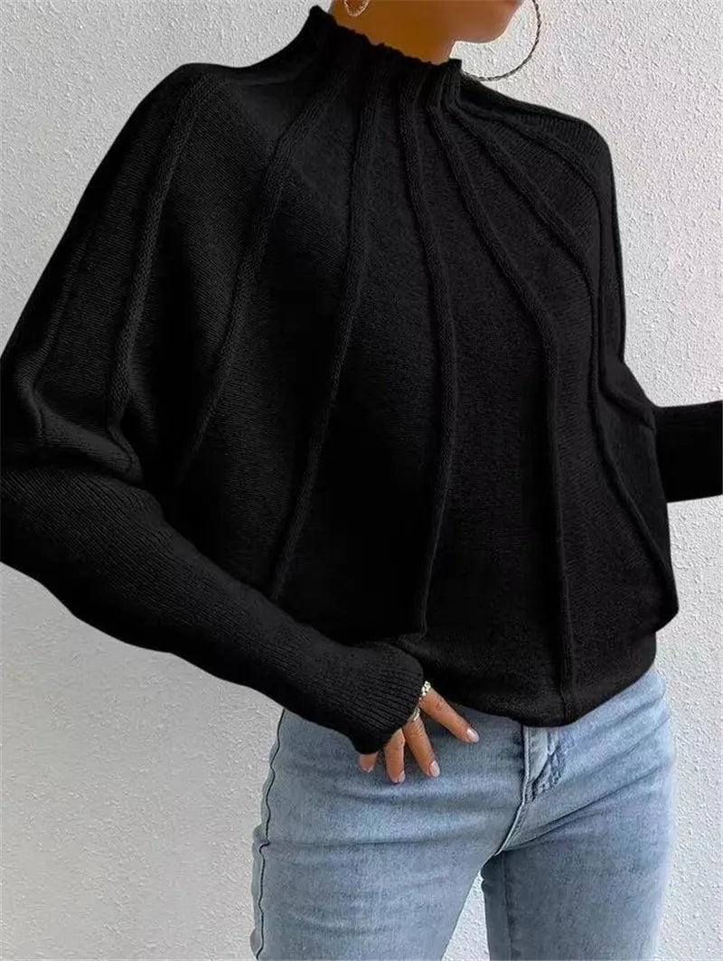 Women's Ribbed Knit Sweater - Cozy & Stylish-Meet Fashions