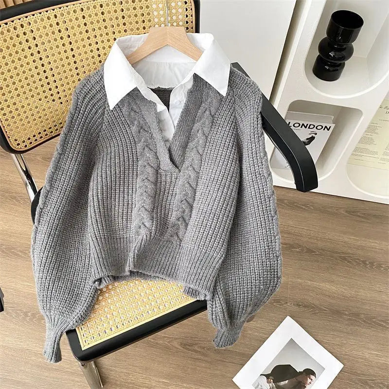 Women's Chic City Sweater Set-Meet Fashions