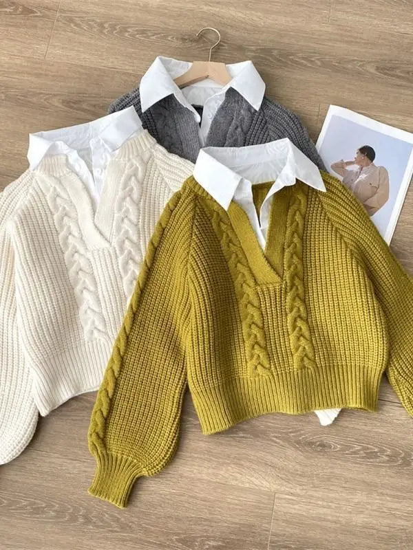 Women's Chic City Sweater Set-Meet Fashions