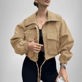 Women's Soho Crop Jacket - Stylish and Versatile Outerwear-Meet Fashions