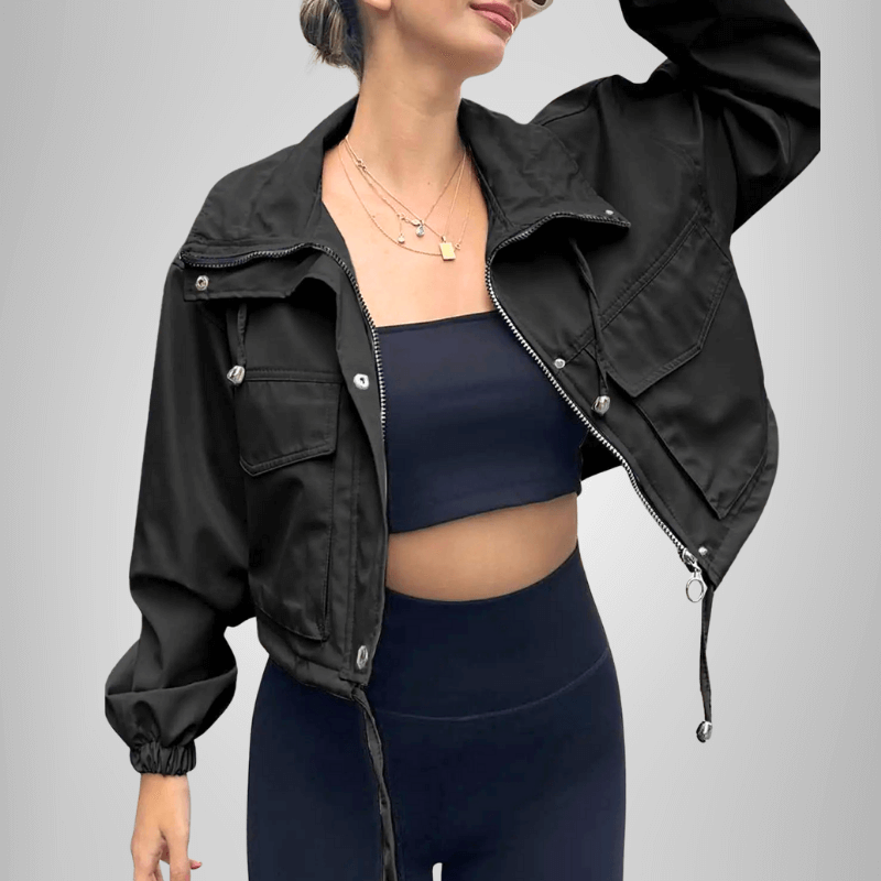 Women's Soho Crop Jacket - Stylish and Versatile Outerwear-Meet Fashions
