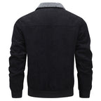 Men's Grey Cord Jacket-Meet Fashions