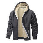 Men's Lined Hoodie Jacket - Atlas Style-Meet Fashions