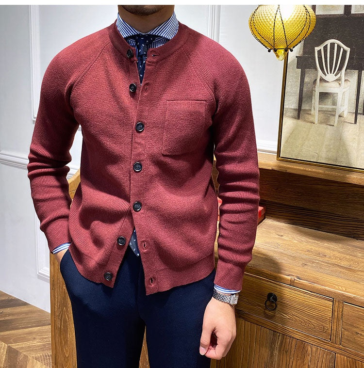 Men's Knit Cardigan - Stylish and Comfortable Sweater-Meet Fashions