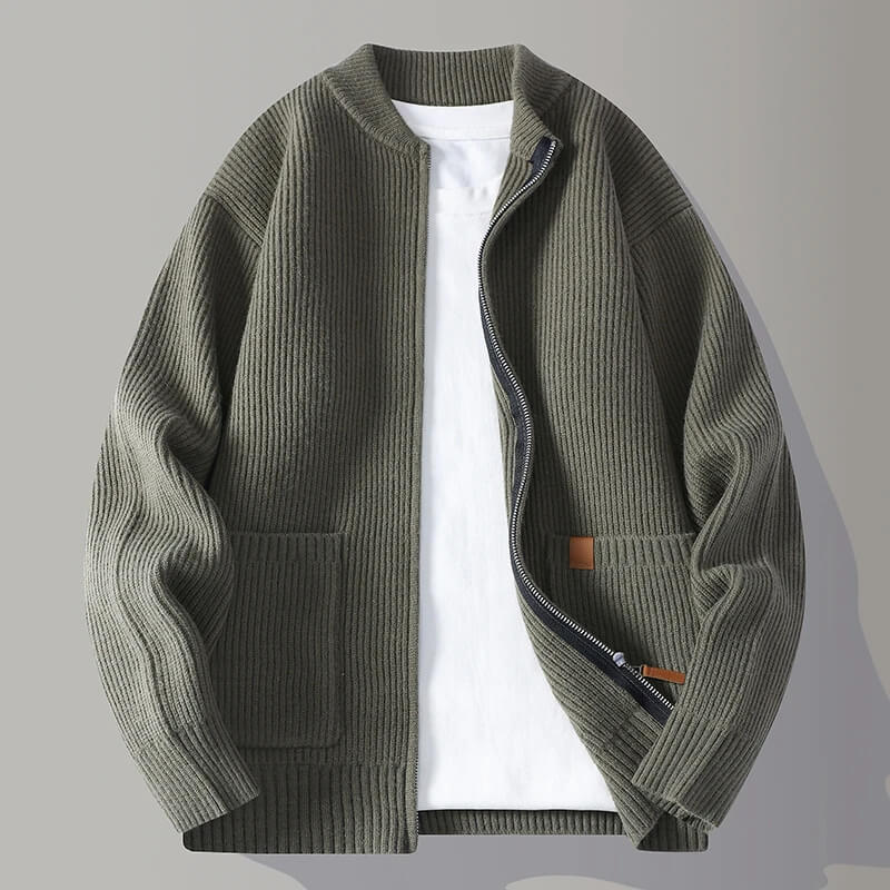 Men's Cozy Big Oak Cardigan-Meet Fashions