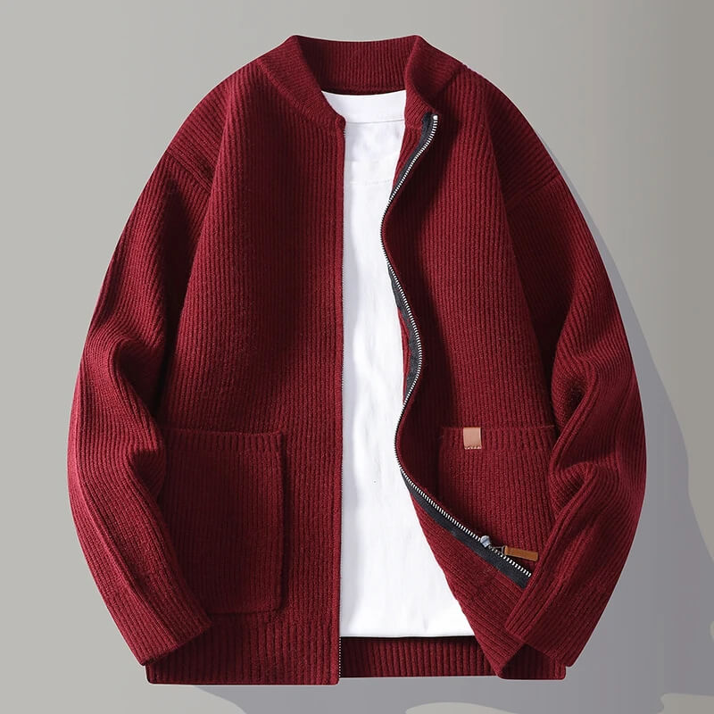 Men's Cozy Big Oak Cardigan-Meet Fashions